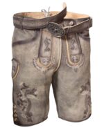 Berchtesgaden Ash-Grey Traditional Lederhosen