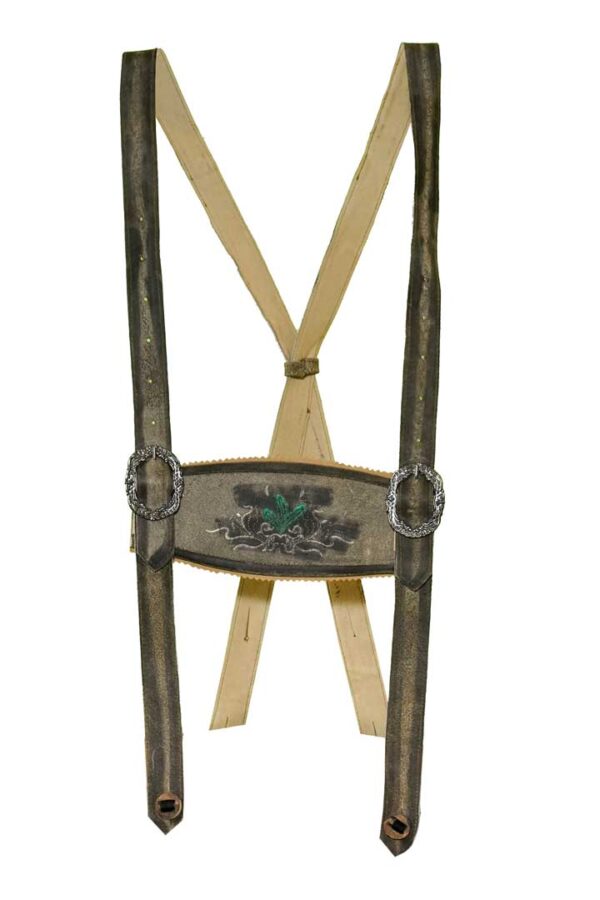 Traditional Bistered  Lederhosen Suspenders