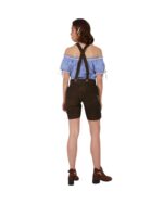 Dorfen – Deep Chestnut Women’s Lederhosen - Image 4