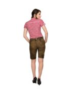 Zell – Rustic Hazelnut Women’s Lederhosen - Image 4