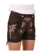 Tegernsee – Floral Cocoa Women Lederhosen - Image 4