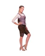 Freyung – Heather Mocha Women’s Lederhosen - Image 4