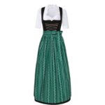 Maxi Dirndl – Black & Green Oktoberfest Dress