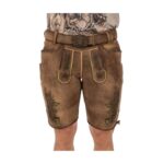 Berchtesgaden Forest Green Embroidered Lederhosen