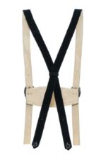 Black Charcoal Lederhosen Suspenders - Image 2