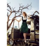 Emerald Green Velvet Mini Dirndl – Traditional Bodice Dress