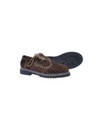 Dark Brown Lederhosen Embroidery Shoes - Image 2