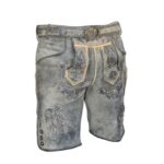 Garmisch Frost Grey Suede Lederhosen