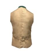 Golden Brown Leather Bavarian Waistcoat - Image 3