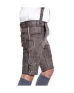 Ashenburg Slate – Bavarian Lederhosen with Vintage Embroidery - Image 4