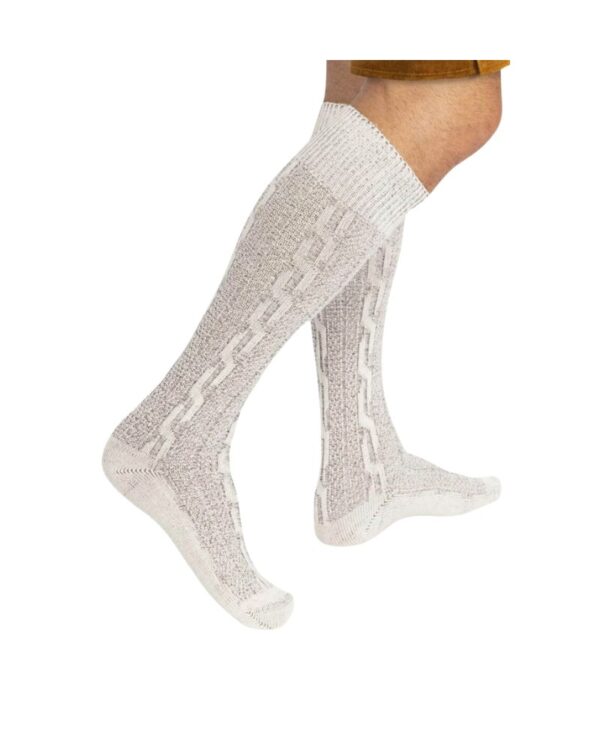Men’s Bavarian Socks White