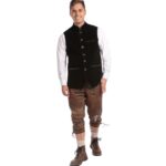 Men’s German Black Waistcoat