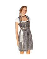 Erlensee – Silver Lace Dirndl with Satin Ribbon Finish - Image 5