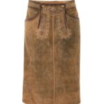 Vintage Brown Women Bavarian Skirt-Anna Skirt