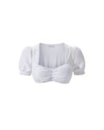 Women White Oktoberfest Blouse- Malina Blouse
