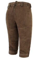 Women's Brown Knee Length Lederhosen - Image 2