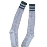 Kempten Grey & Black Bavarian Socks for Oktoberfest