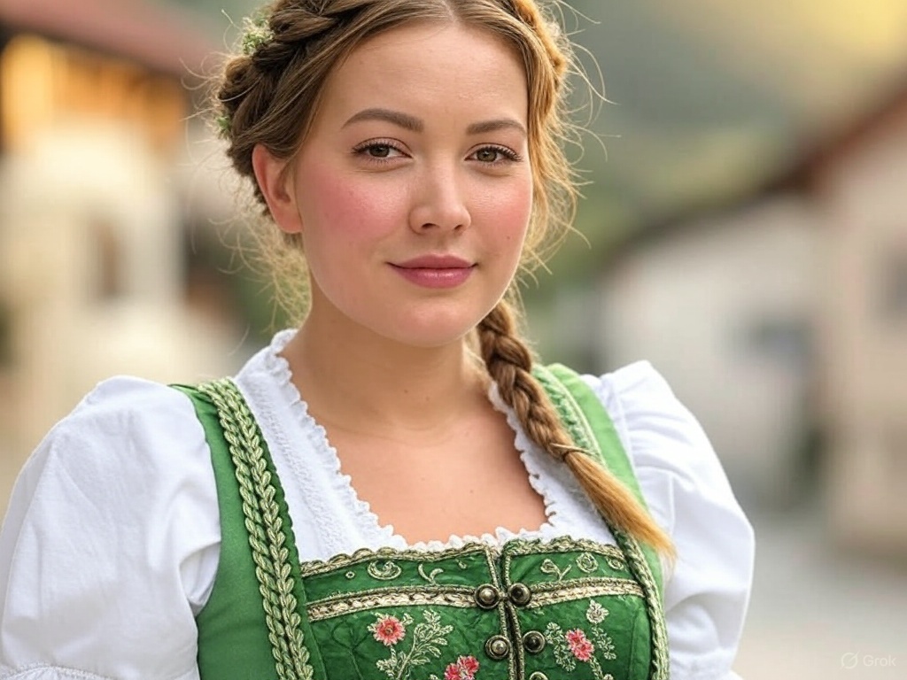 Light Makeup, Braids, or Bun for Authenticity