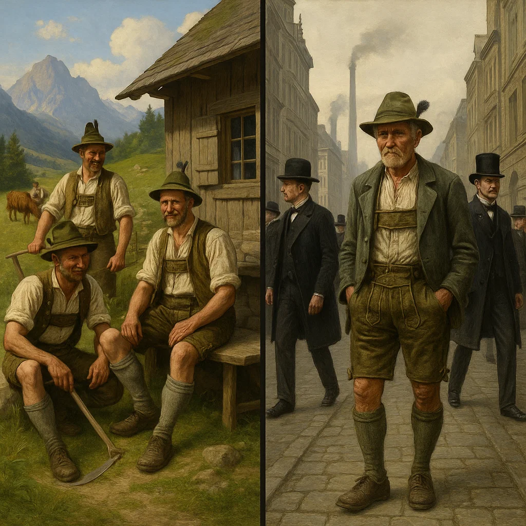Lederhosen in the 18th and 19th Centuries