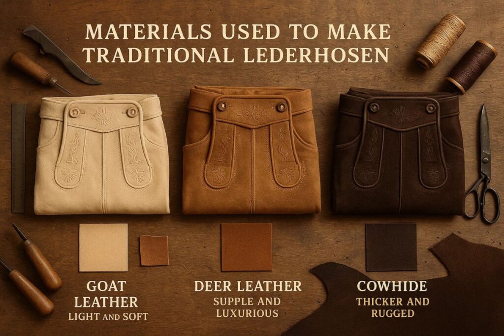 What Are Lederhosen Made From