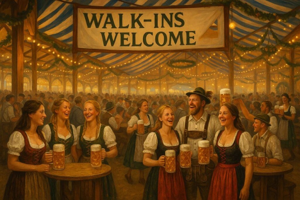 Walk-In and Standing Options for Spontaneous Visitors
