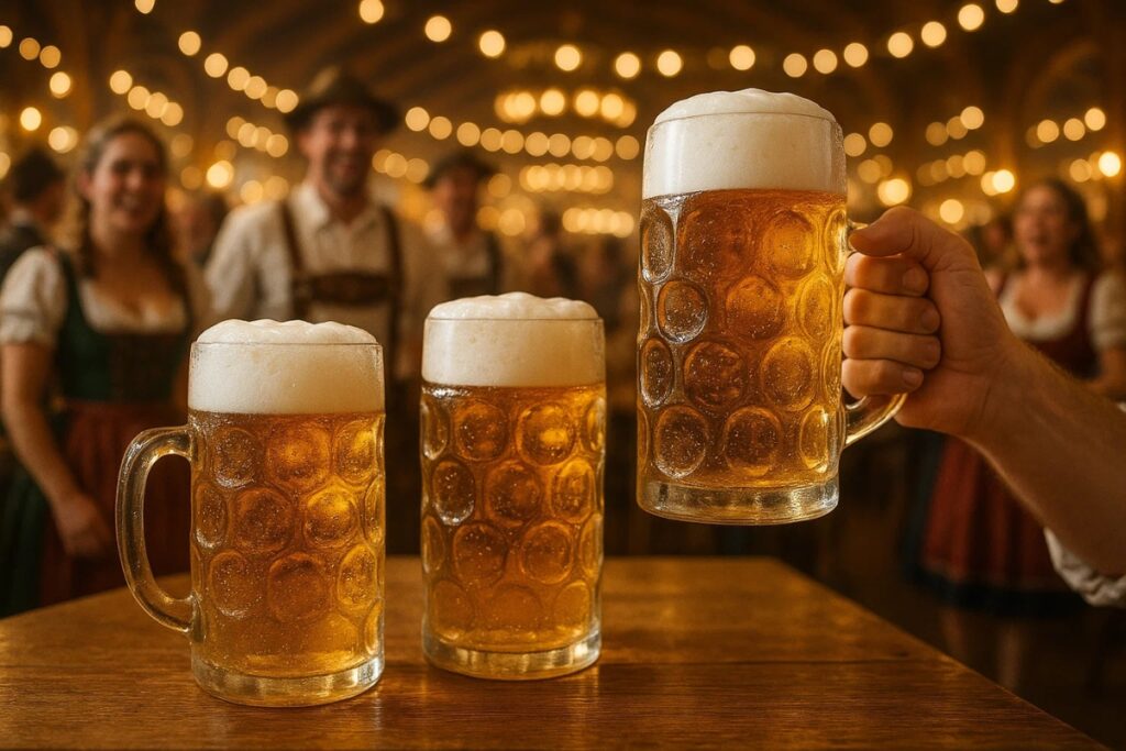Traditional German Oktoberfest Beers