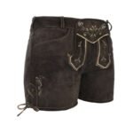 Traudl Espresso Earth Women’s Lederhosen
