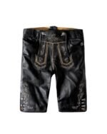 Coburg – Midnight Noir Women’s Lederhosen - Image 2
