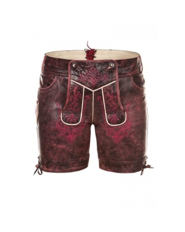 Anneliese – Velvet Berry Women’s Lederhosen