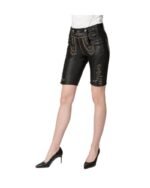 Coburg – Midnight Noir Women’s Lederhosen - Image 3
