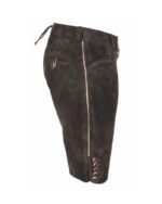 Greta Plum Brown Women’s Lederhosen – Traditional Bavarian Style - Image 3