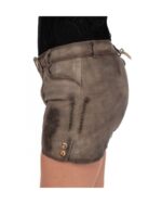 Brunhilde – Weathered Taupe Women’s Lederhosen - Image 5