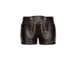Amberg – Obsidian Black Women’s Lederhosen
