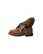 Bavarian Camel Brown Lederhosen Shoes with Embroidery