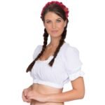 Greta – Alpine White Puff-Sleeve Dirndl Blouse