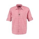Regensburg Red Gingham Trachten Shirt – Bavarian Festival Shirt