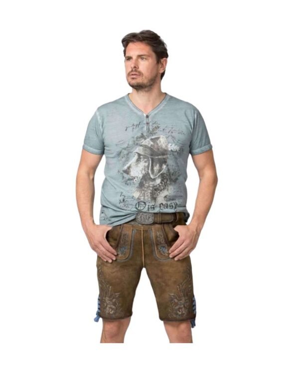 Ein Prosit Blue-Accent Lederhosen