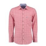 Regensburg Red Gingham Trachten Shirt
