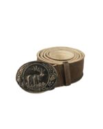 Taupe Suede Trachten Belt