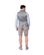 Passau Stone Mist Embossed Bavarian Lederhosen - Image 4