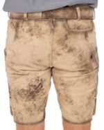 Kempten Weathered Bone Lederhosen backside