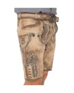 Kempten Weathered Bone Lederhosen side view
