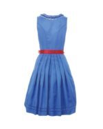 Amara – Royal Blue & Scarlet Lace Dirndl - Image 6