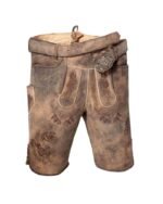 Tegernsee Ember Oak Suede Lederhosen – Phoenix Embroidery