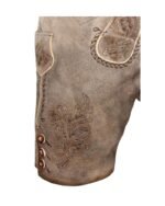 Ashwood Bavarian Lederhosen with Hand-Embossed Oak Embroidery - Image 3