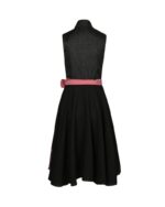 Luisa – Midnight Black & Rose Pink Dirndl - Image 3