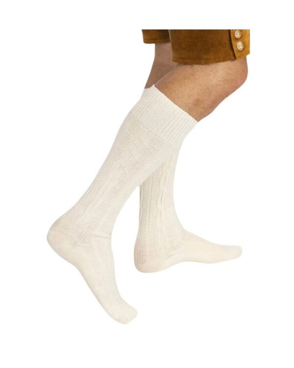 Alpine Ivory Bavarian Socks