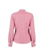 Monika – Red Gingham Oktoberfest Shirt for Women - Image 2