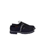 Men's Black Suede Bavarian Shoes