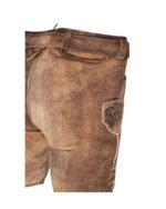 Norris Antique Saddle – Rugged Bavarian Leather Shorts - Image 4